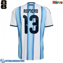 Fotballdrakt Herre Argentina Cristian Romero #13 Hjemmedrakt VM 2026 Kortermet
